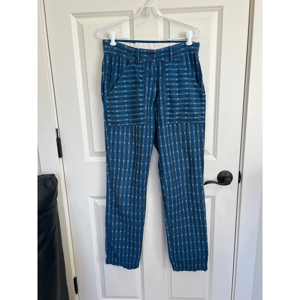 Ace & Jig Blue Striped Straight Leg Pants